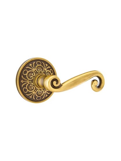 Lancaster Door Set With Scroll Design Levers