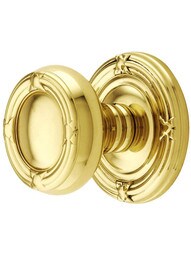 Ribbon and Reed Door Set With Matching Knobs.