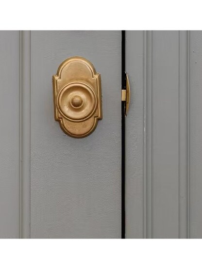 Arched Rosette Set With Waverly Knobs