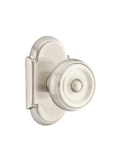 Arched Rosette Set With Waverly Knobs