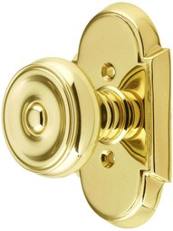 Arched Rosette Set With Waverly Knobs.