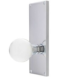 Modern Rectangular Door Set with Bristol Knobs