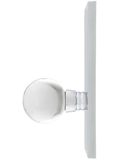 Alternate View 2 of Modern Rectangular Door Set with Bristol Knobs.
