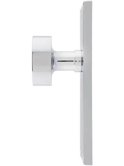 Alternate View 2 of Modern Rectangular Door Set with Disc Knobs.