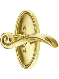 Oval Rosette Set With Elan Levers.