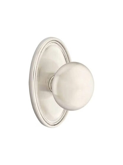 Oval Rosette Set With Providence Knobs