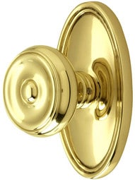 Oval Rosette Set With Waverly Knobs.
