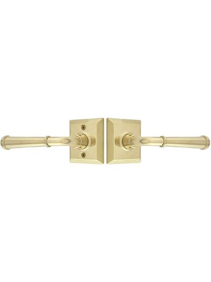 Alternate View of Quincy Rosette Door Set with Merrimack Levers.