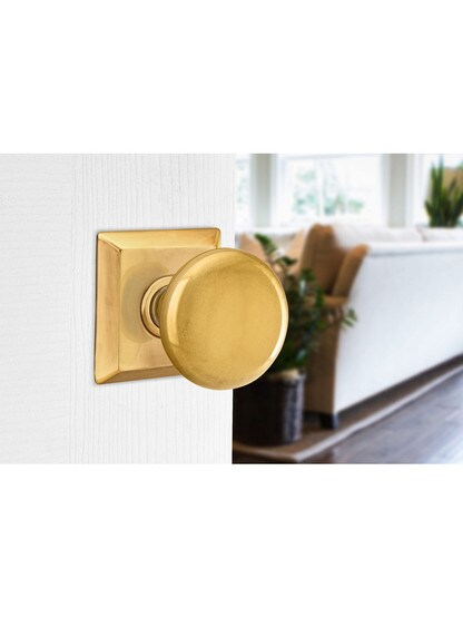 Quincy Rosette Door Set with Providence Knobs