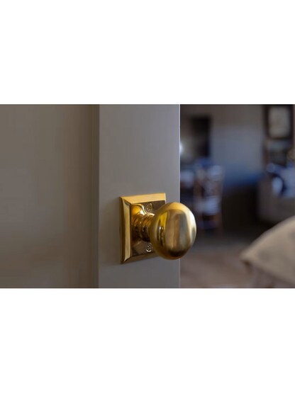 Quincy Rosette Door Set with Providence Knobs