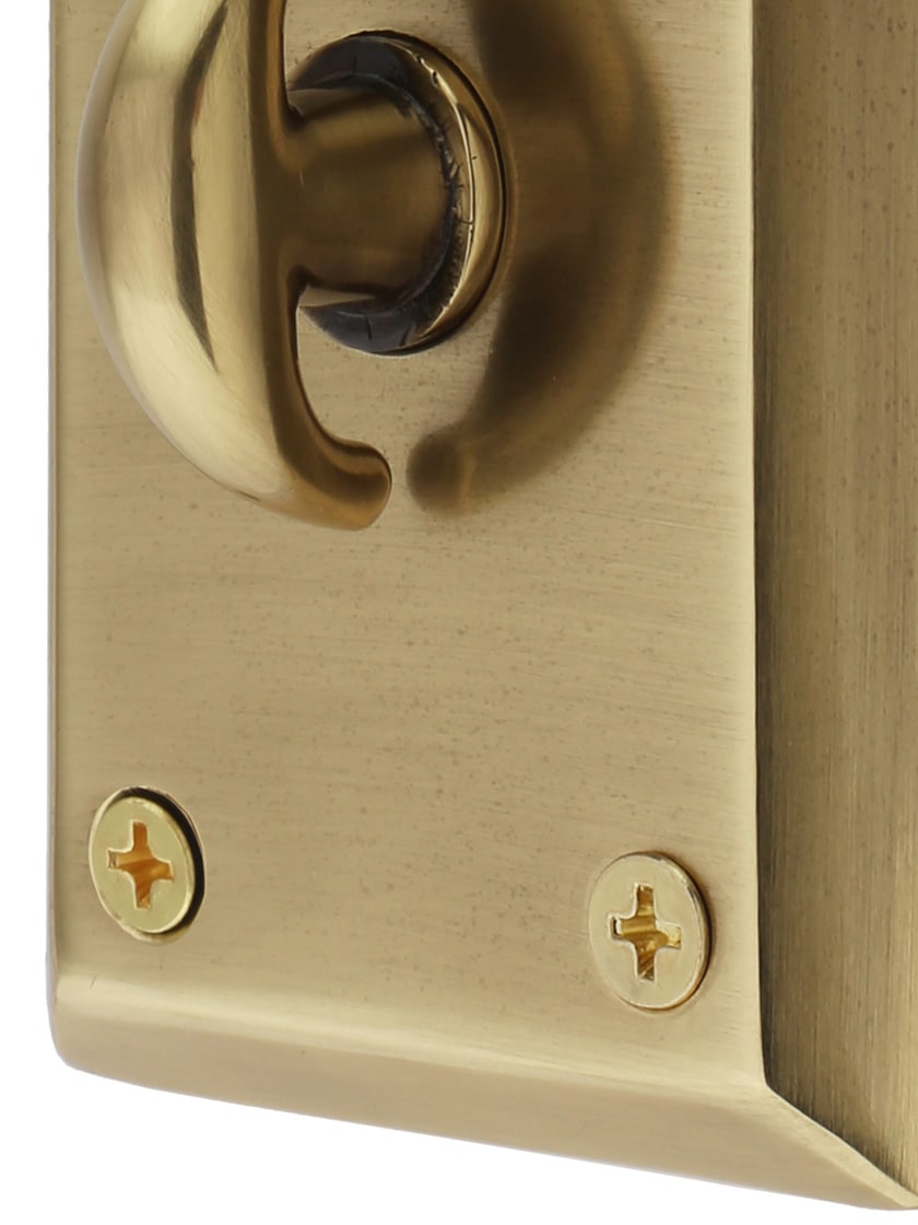 Quincy Thumb-Turn Privacy Door Set with Astoria Crystal Glass