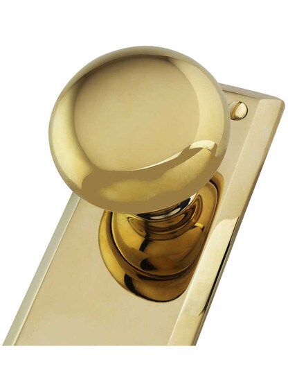 Alternate View 3 of Quincy Thumb-Turn Door Set with Providence Knobs.