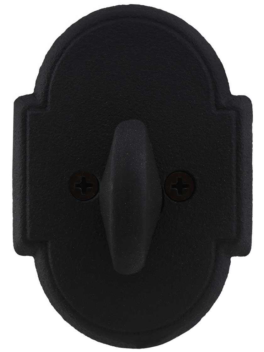 Alternate View of Wrought Steel Arched Single Cylinder Deadbolt.