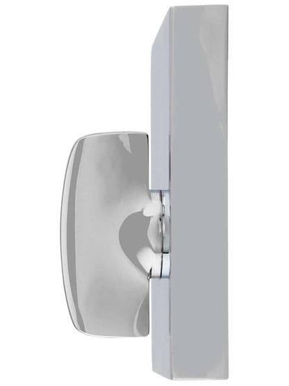 Alternate View 2 of Modern Solid Brass Single-Cylinder Deadbolt with Square Plates.