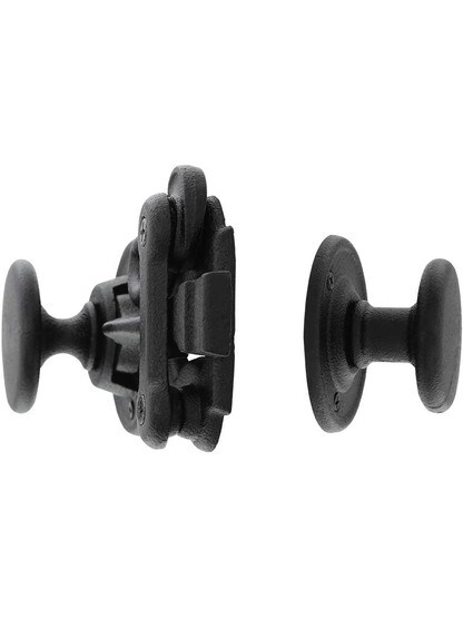 Alternate View of Cast-Iron Knob and Latch Set.