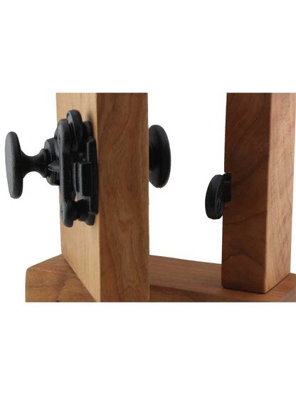 Alternate View 3 of Cast-Iron Knob and Latch Set.