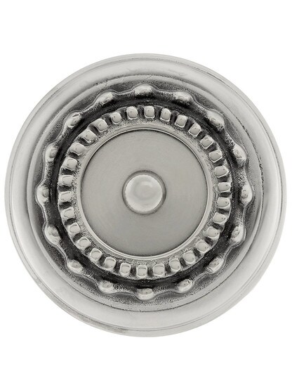 Alternate View of Pair of Meadows Door Knobs In Solid Brass.