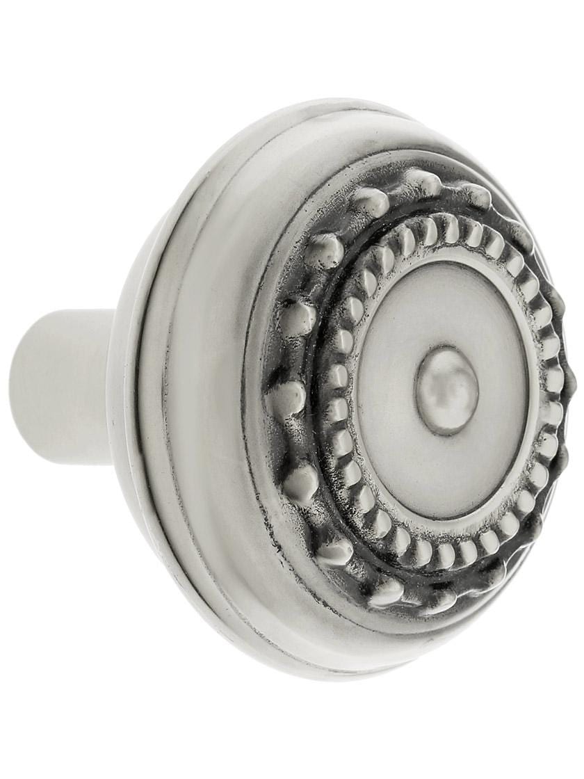 Alternate View 2 of Pair of Meadows Door Knobs In Solid Brass.