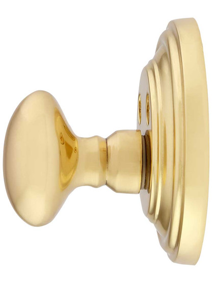Alternate View 2 of Classic Solid Brass Single-Cylinder Deadbolt .