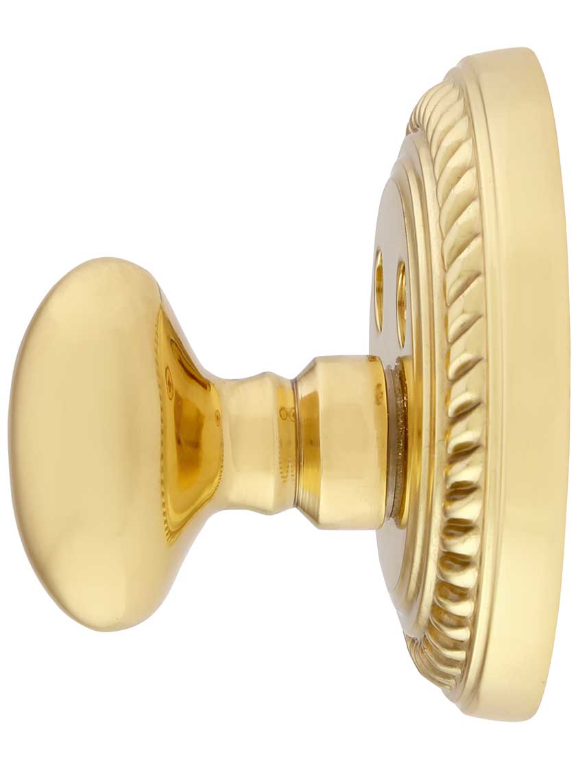Solid Brass Single Cylinder Deadbolt - Antique Brass Finish With 2-3/8" Backset
