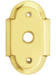 Arched Forged-Brass Rosette