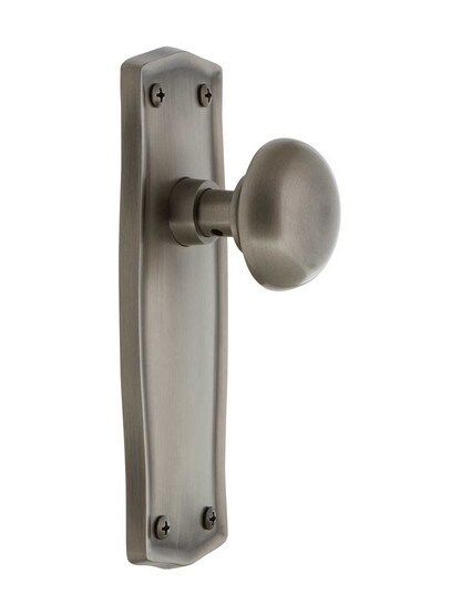 Alternate View 2 of Prairie Door Set with Classic Round Knobs - No Keyhole.