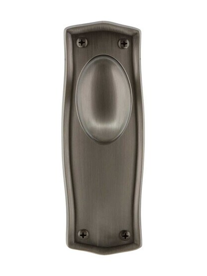 Alternate View of Prairie Door Set with Oval Knobs - No Keyhole.