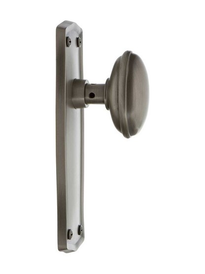 Alternate View 3 of Prairie Door Set with Oval Knobs - No Keyhole.