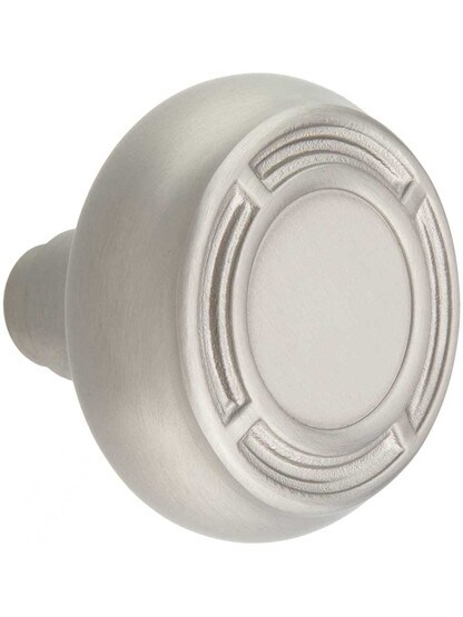 Alternate View 2 of Pair of Mission Door Knobs in Solid Brass.