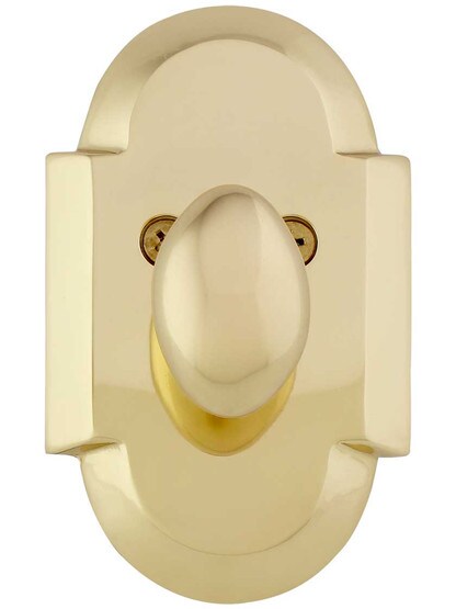 Alternate View of Arched Single-Cylinder Deadbolt .