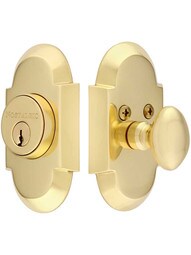 Arched Single-Cylinder Deadbolt .