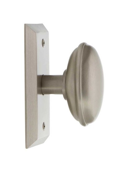 Alternate View 3 of New York Rosette Door Set with Homestead Knobs.