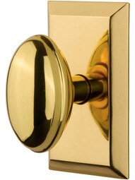 New York Rosette Door Set with Homestead Knobs.