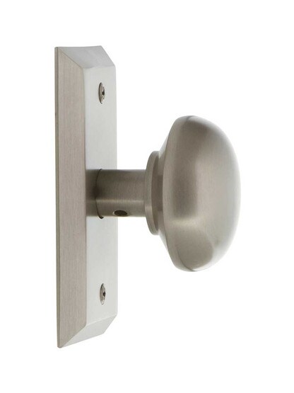 Alternate View 3 of New York Rosette Door Set with Classic Round Knobs.