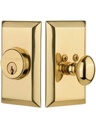 New York Single-Cylinder Deadbolt .