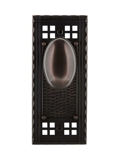 Alternate View of Pasadena Door Set with Oval Knobs.