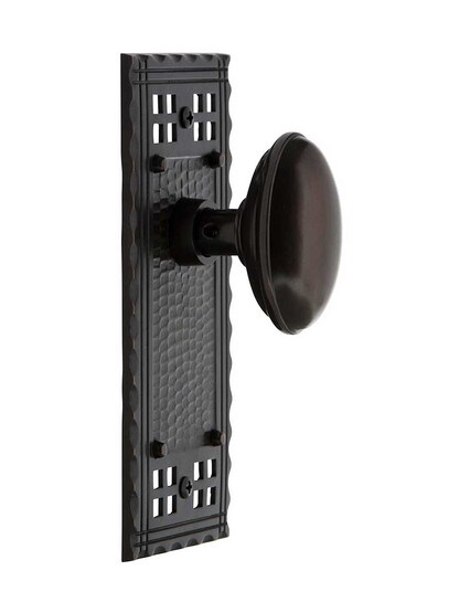Alternate View 2 of Pasadena Door Set with Oval Knobs.