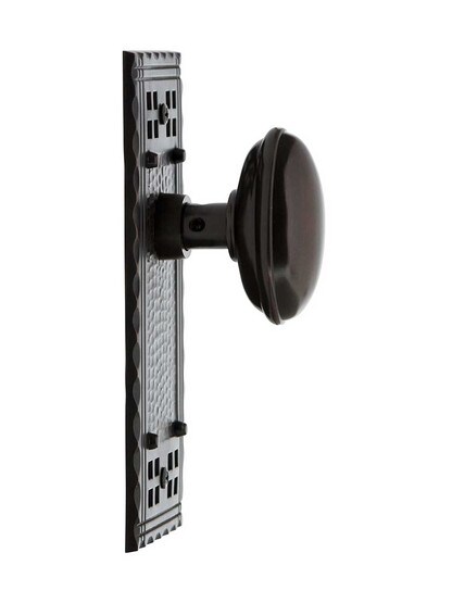 Alternate View 3 of Pasadena Door Set with Oval Knobs.