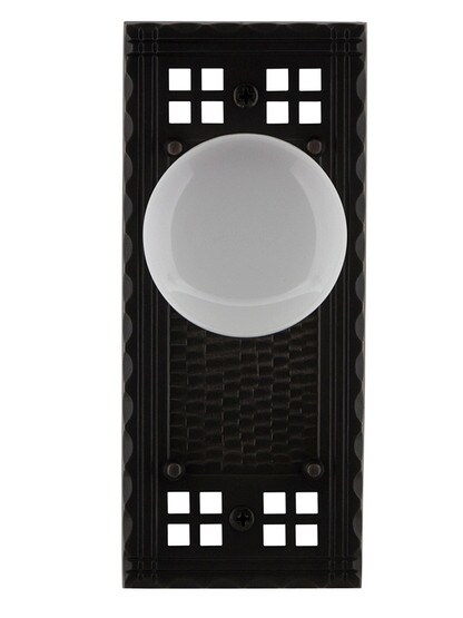 Pasadena Door Set with White Porcelain Knobs