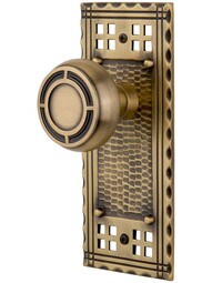 Pasadena Door Set with Mission Knobs.