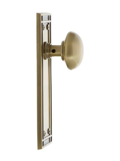 Alternate View 3 of Mission Door Set with Classic Round Knobs.