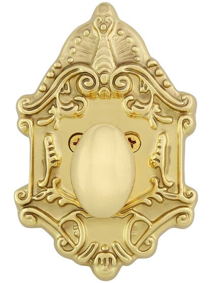 Alternate View of Victorian Style Single-Cylinder Deadbolt .