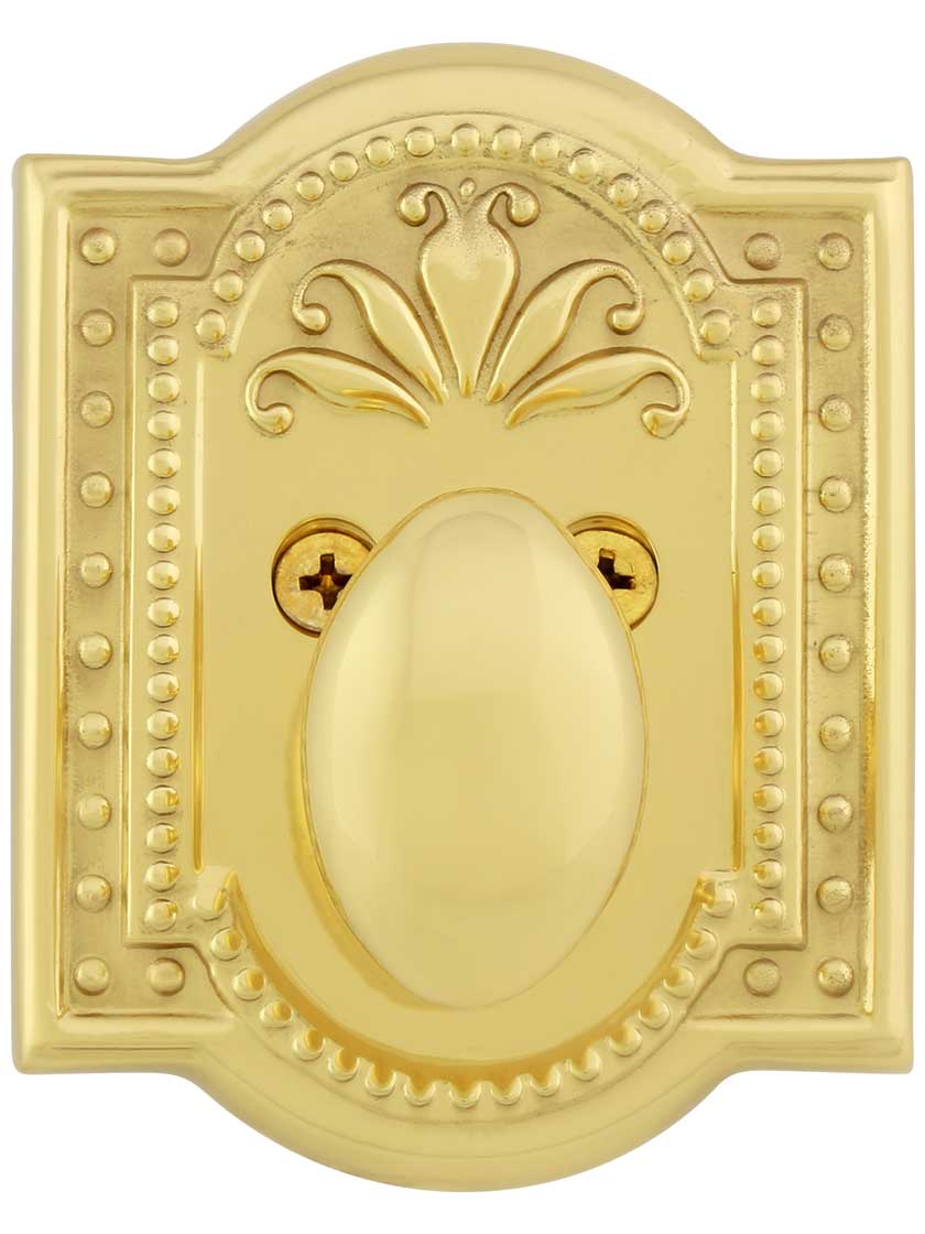 Alternate View of Meadows Style Single-Cylinder Deadbolt .