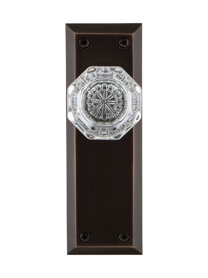 Alternate View of New York Door Set with Waldorf-Crystal Glass Knobs.