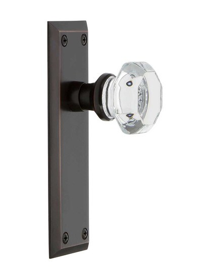 Alternate View 2 of New York Door Set with Waldorf-Crystal Glass Knobs.