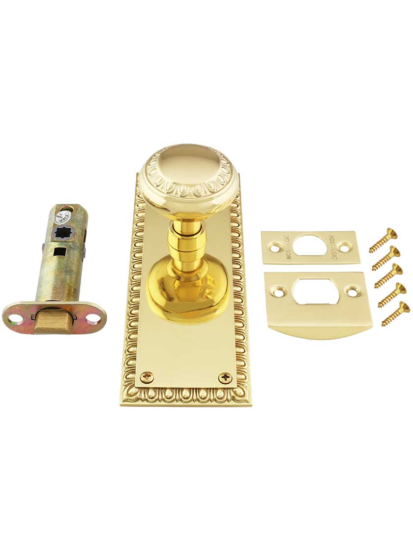 Alternate View 4 of Ovolo Door Set with Matching Knobs.
