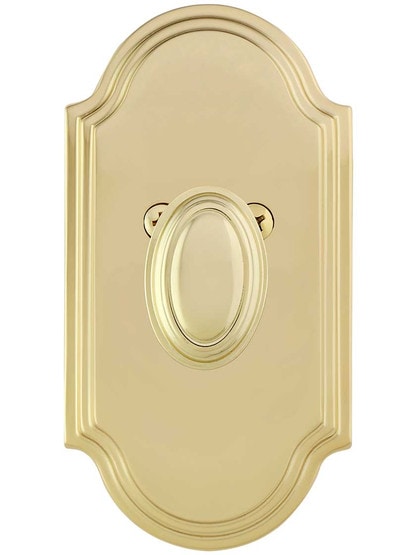 Alternate View of Grandeur Single-Cylinder Deadbolt with Arc Plates.