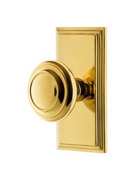 Grandeur Carre Rosette Door Set with Circulaire Knobs.