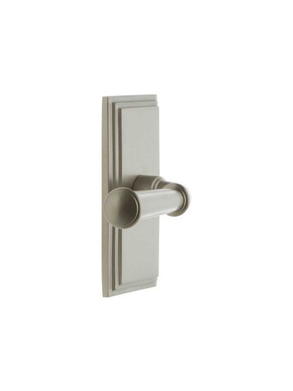 Alternate View 2 of Grandeur Carre Rosette Door Set with Georgetown Levers.