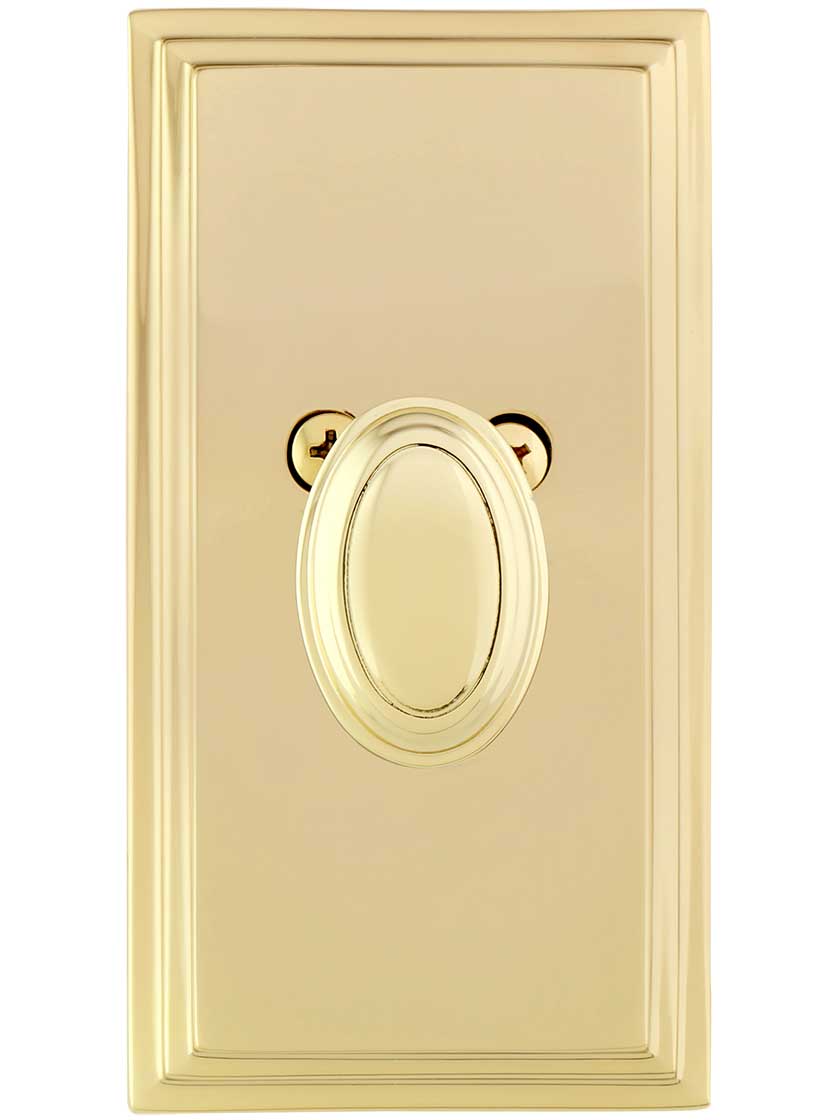 Alternate View of Grandeur Single-Cylinder Deadbolt with Carre Plates.
